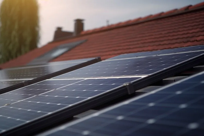 Rooftop solar installation on a home in Malaysia